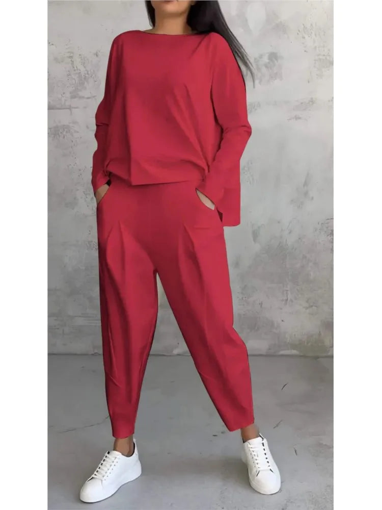 Élise™ | Ensemble 2 Pièces Ample et Élégant