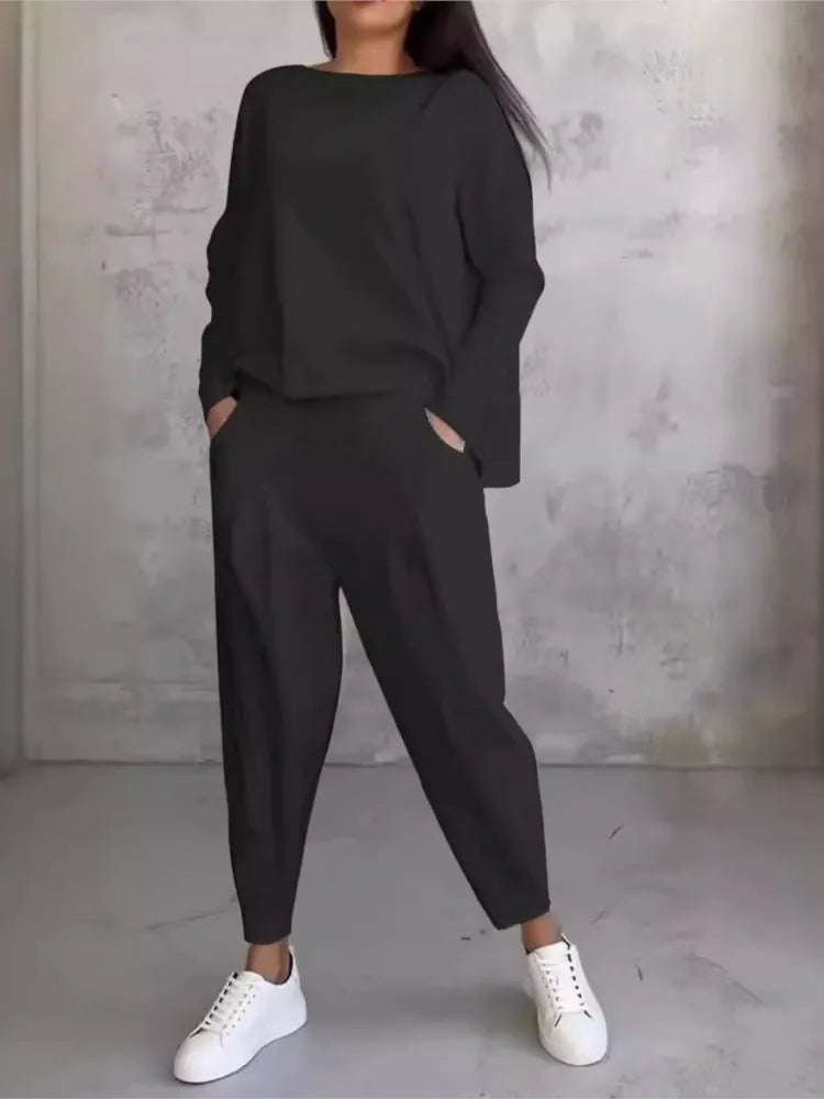 Élise™ | Ensemble 2 Pièces Ample et Élégant