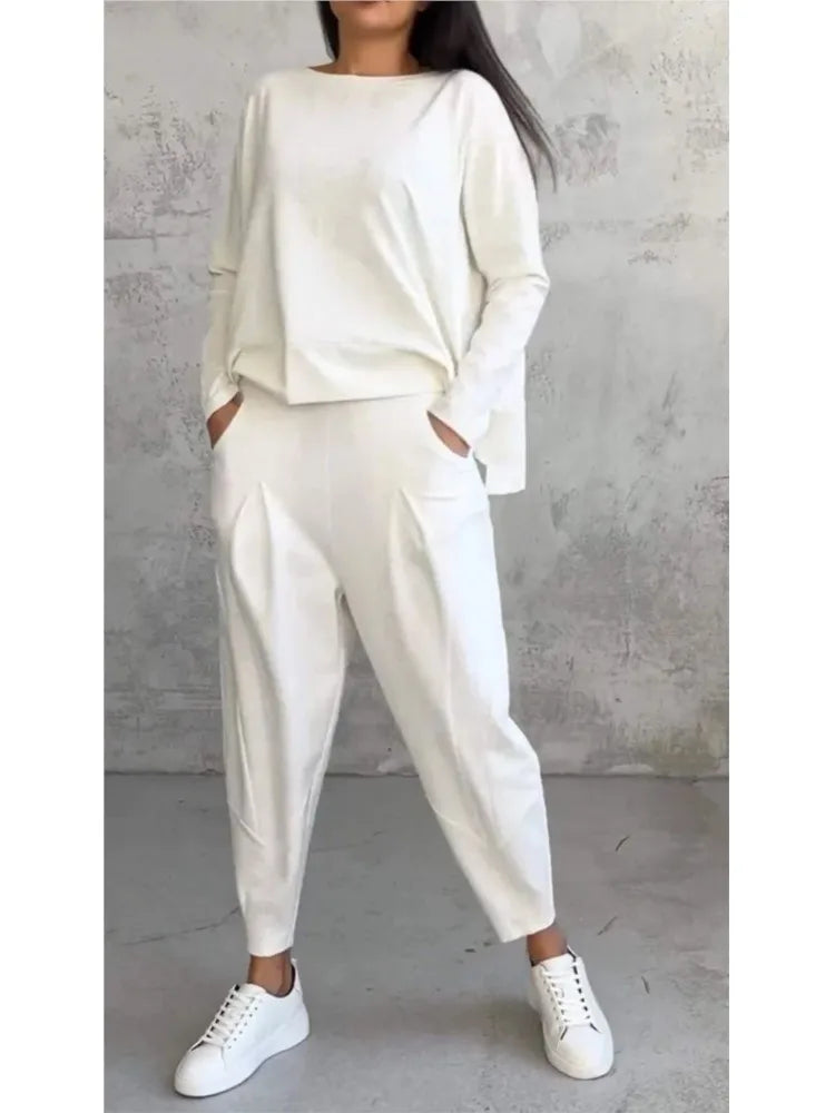 Élise™ | Ensemble 2 Pièces Ample et Élégant