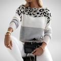 Ophélie | Pull Léopard Élégance